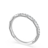 "French Pavé Diamond Wedding Band, 2.0mm"