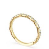 "French Pavé Diamond Wedding Band, 2.0mm"