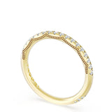 "French Pavé Diamond Wedding Band, 2.0mm"