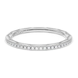 "French Pavé Diamond Wedding Band, 1.70mm"