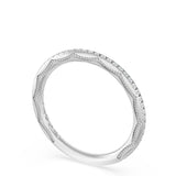 "French Pavé Diamond Wedding Band, 1.70mm"