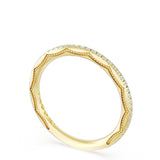 "French Pavé Diamond Wedding Band, 1.70mm"