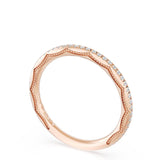 "French Pavé Diamond Wedding Band, 1.70mm"