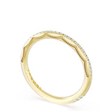 "French Pavé Diamond Wedding Band, 1.70mm"