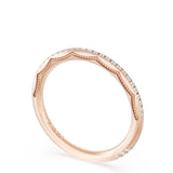 "French Pavé Diamond Wedding Band, 1.70mm"