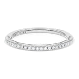 "French Pavé Diamond Wedding Band, 1.70mm"