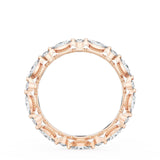 "Marquise and Round Diamond Wedding Band, 2.80mm"