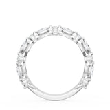 "Marquise and Round Diamond Wedding Band, 2.80mm"