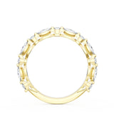 "Marquise and Round Diamond Wedding Band, 2.80mm"