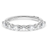 "Marquise and Round Diamond Wedding Band, 2.80mm"