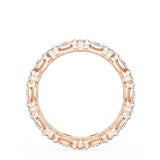 "Marquise and Round Diamond Wedding Band, 2.20mm"