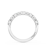 "Marquise and Round Diamond Wedding Band, 2.20mm"