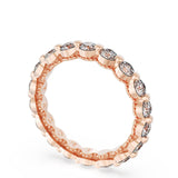 "Round Diamond Wedding Band, 3.40mm"