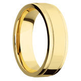 14K Yellow Gold + Polish , Polish Finish