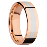 14K Rose Gold + Polish Finish