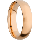 14K Rose Gold + Satin Finish