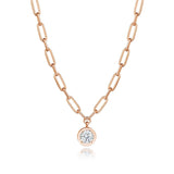 Petite Diamond Link Necklace - 1.54ct