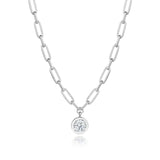 Petite Diamond Link Necklace - 1.54ct