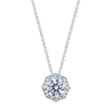 Art Deco Bloom Diamond Necklace