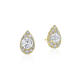 Pear Bloom Diamond Earring