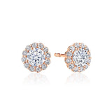 Full Bloom Diamond Stud Earrings
