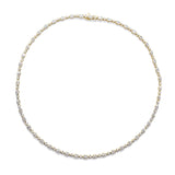 Mixed Diamond Tennis Necklace