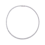 Pear Diamond Tennis Necklace