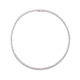 Pear Diamond Tennis Necklace