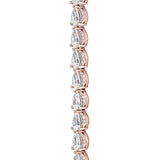Pear Diamond Tennis Necklace
