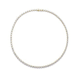 Pear Diamond Tennis Necklace