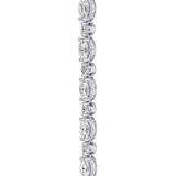 Mixed Diamond Tennis Necklace