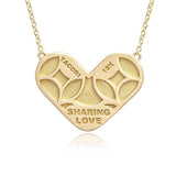 American Cancer Society Sharing Love Necklace in 18kt Yellow Gold - TACORI