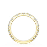 "Pavé Diamond Wedding Band, 2.4mm"