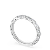 "Pavé Diamond Wedding Band, 2.4mm"