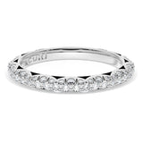 "Pavé Diamond Wedding Band, 2.4mm"