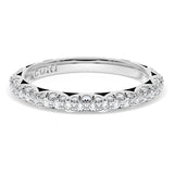"Pavé Diamond Wedding Band, 2.4mm"