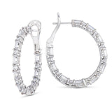 baguette-and-round-cut-oval-diamond-hoop-earrings-fe697plt