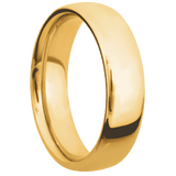 18K Yellow Gold + Polish Finish