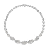 petal-diamond-pavé-necklace-in-18kt-white-gold-fn90916