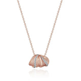 Multi Petal Diamond Pendant in 18kt Rose Gold