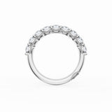 Round Cut Diamond Eternity Band in 18kt White Gold