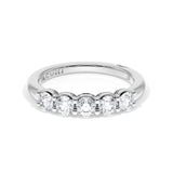 Round Cut Diamond Eternity Band in 18kt White Gold