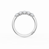 Round Cut Diamond Eternity Band in 18kt White Gold