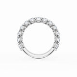 Round Cut Diamond Eternity Band in 18kt White Gold
