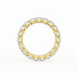 Round Cut Diamond Eternity Band in 18kt Yellow Gold
