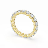 Round Cut Diamond Eternity Band in 18kt Yellow Gold