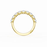 Round Cut Diamond Eternity Band in 18kt Yellow Gold