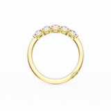 Round Cut Diamond Eternity Band in 18kt Yellow Gold