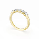 Round Cut Diamond Eternity Band in 18kt Yellow Gold