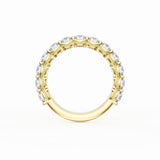Round Cut Diamond Eternity Band in 18kt Yellow Gold